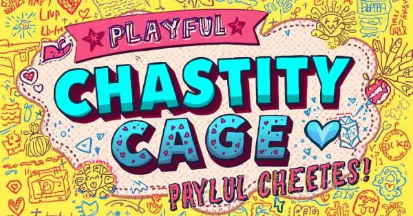 Playful Chastity Cage Captions