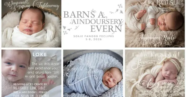 Birth Announcement Captions