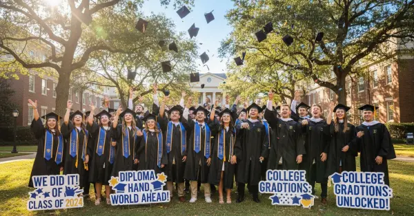 College Graduation Captions