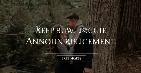 Engagement Announcement Captions