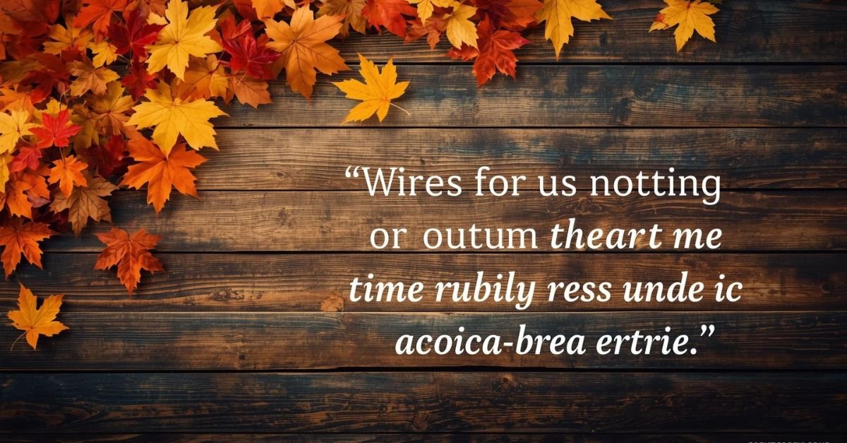 Best Fall Captions for Instagram