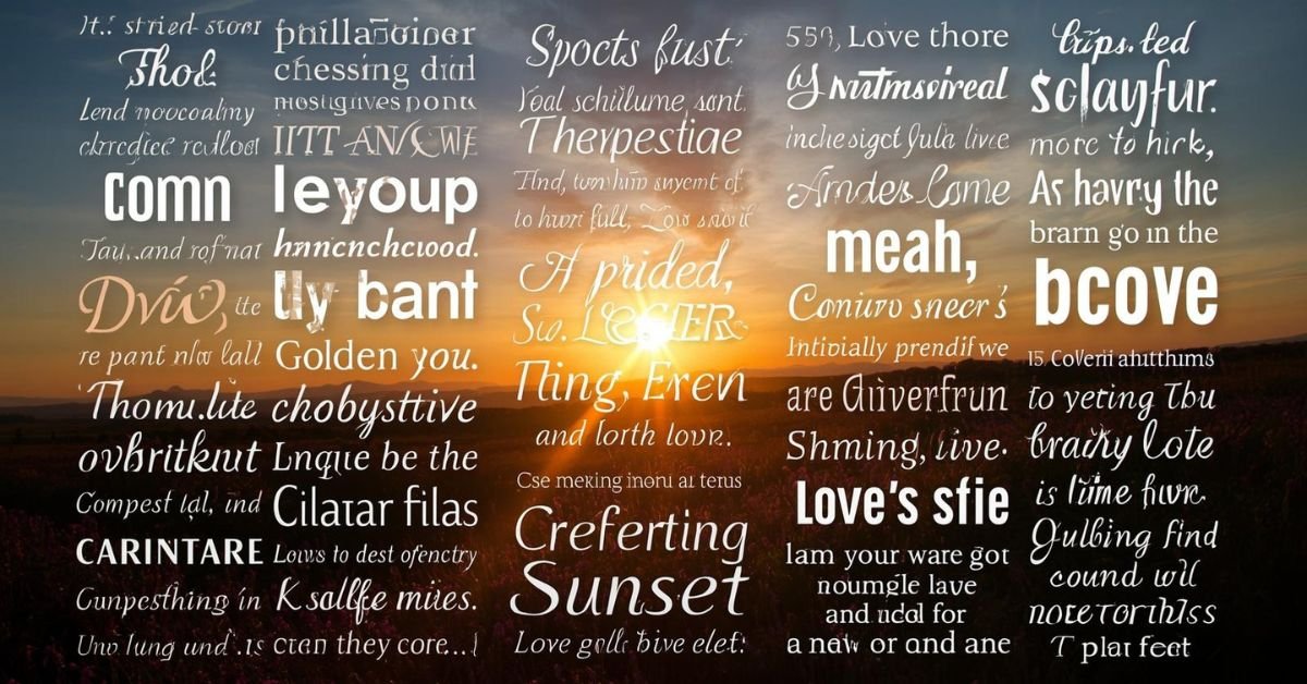 Sunset Captions for Instagram