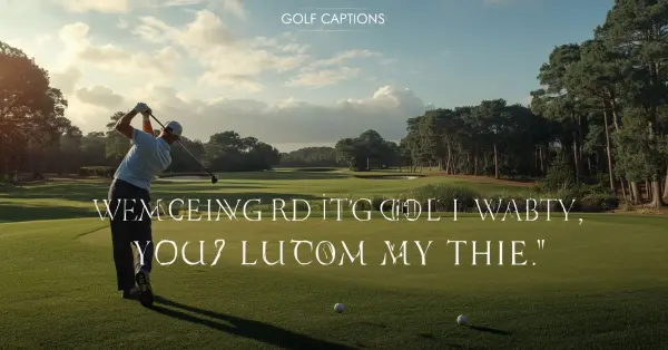 Golf Captions