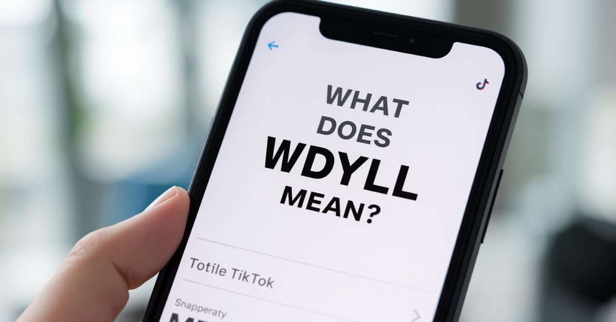 What Does WDYLL Mean on Snapchat, TikTok & Text?