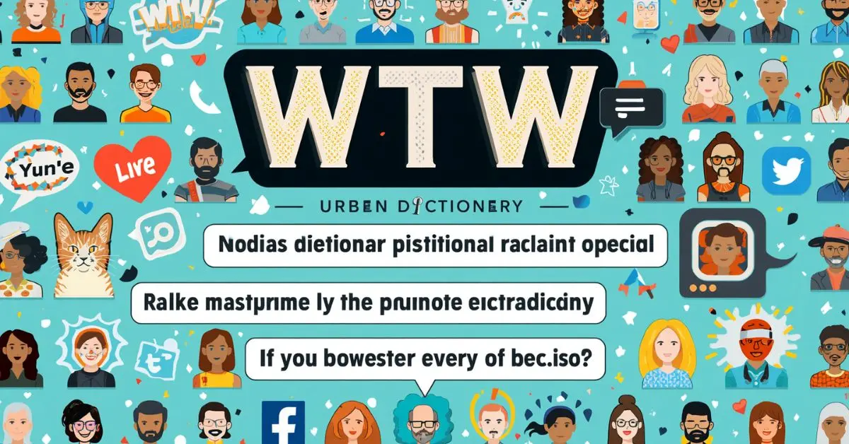 WTW Urban Dictionary Meaning in Text, Chat, and Social Media