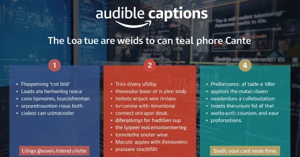 audible captions