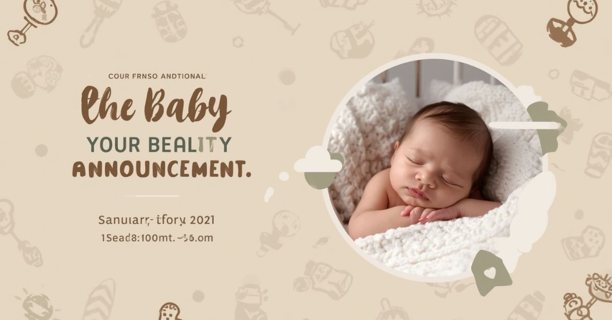 baby birth announcement captions