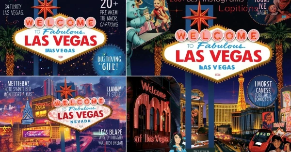 🎰 200+ Best Las Vegas Instagram Captions: Wild, Witty & Iconic Quotes